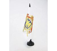 AZ FLAG Drapeau de Table Armes Napoléon III Second Empire 15x15 cm