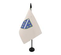 AZ FLAG Drapeau de Table Bosnie-Herzégovine 1992-1998 21x14 cm