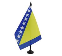 AZ FLAG Drapeau de Table Bosnie-Herzégovine 21x14 cm Socle Plastique