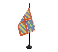 AZ FLAG Drapeau de Table Bourgogne 15x10 cm Polyester 100D Socle Plastique