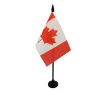 AZ FLAG Drapeau de Table Canada 15x10 cm Polyester 100D Socle Plastique