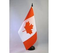 Drapeau de table Canada 21x14cm - PETIT Drapeaux DE BUREAU canadien 14 x 21 cm - AZ FLAG