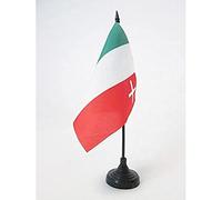 AZ FLAG Drapeau de Table Canton de Neuchâtel 15x15 cm Socle Plastique
