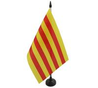 Drapeau de table Catalogne 21x14cm - PETIT Drapeaux DE BUREAU catalan 14 x 21 cm - AZ FLAG