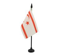 AZ FLAG Drapeau de Table Chypre du Nord 15x10 cm Socle Plastique