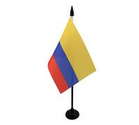 AZ FLAG Drapeau de Table Colombie 15x10 cm Polyester 100D Socle Plastique