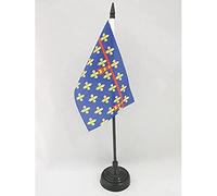 AZ FLAG Drapeau de Table Comté d'Artois 15x10 cm Socle Plastique