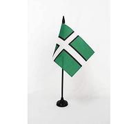 Drapeau de table Comté de Devon 15x10cm - PETIT Drapeaux DE BUREAU County of Devon - Angleterre 10 x 15 cm - AZ FLAG