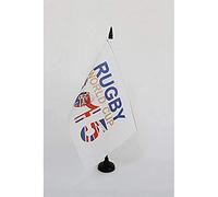 AZ FLAG Drapeau de Table Coupe du Monde de Rugby 2015 Ballon en Polyester 100D, 21cm x 14cm