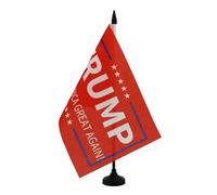 AZ FLAG Drapeau de Table Donald Trump Président Etats-Unis Rouge 21x14 cm