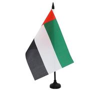 AZ FLAG Drapeau de Table Emirats Arabes Unis 21x14cm - Petit Drapeaux DE Bureau émirati 14 x 21 cm
