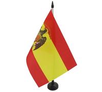 AZ FLAG Drapeau de Table Espagne 1977-1981 21x14 cm Socle Plastique