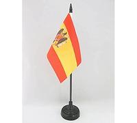 AZ FLAG Drapeau de Table Espagne Franco 1938-1945 15x10cm - Petit Drapeaux DE Bureau Espagnol franquiste 10 x 15 cm