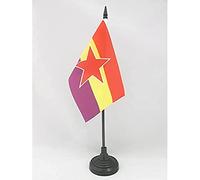 AZ FLAG Drapeau de Table Espagne Populaire Républicaine 15x10 cm