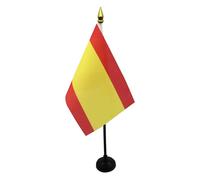 AZ FLAG Drapeau de Table Espagne sans armoiries 15x10 cm Socle Plastique