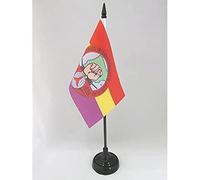 AZ FLAG Drapeau de Table Espagne Volontaires Internationaux 15x10 cm