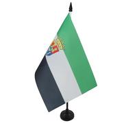 AZ FLAG Drapeau de Table Estrémadure 21x14 cm Socle Plastique