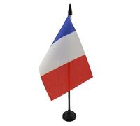 AZ FLAG Drapeau de Table France 15x10cm - Petit Drapeaux DE Bureau français 10 x 15 cm
