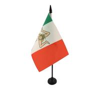 AZ FLAG Drapeau de Table Gouvernement indépendantiste de Sicile 21x14 cm