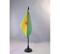 Drapeau de table Guyane 15x10cm - PETIT Drapeaux DE BUREAU guyanais - France 10 x 15 cm - AZ FLAG