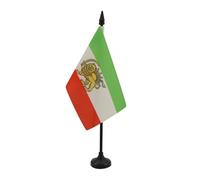 AZ FLAG Drapeau de Table Iran Ancien 15x10 cm Socle Plastique