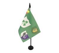 Drapeau de table Irlande Rugby IRFU 21x14cm - PETIT Drapeaux DE BUREAU du XV irlandais 14 x 21 cm - AZ FLAG