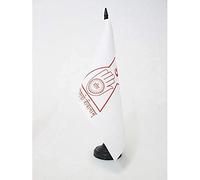 AZ FLAG - Drapeau De Table Jaïnisme Cosmographie jaïne 21x14 cm - Petit Drapeau Du Jinisme De Bureau 100% Polyester Avec Hampe De 25cm Et Socle En Plastique Noir