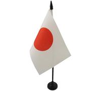 AZ FLAG Drapeau de Table Japon 15x10 cm Polyester 100D Socle Plastique