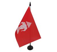 AZ FLAG Drapeau de Table Laos Ancien 21x14 cm Socle Plastique