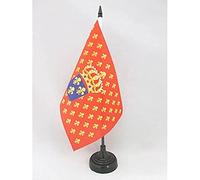 AZ FLAG Drapeau de Table Marine marchande française XVIIIe siècle 21x14 cm