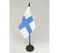 AZ FLAG Drapeau de Table Marseille 15x10 cm Polyester 100D Socle Plastique
