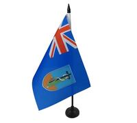 Drapeau de table Montserrat 21x14cm - PETIT Drapeaux DE BUREAU anglais - Royaume-Uni 14 x 21 cm - AZ FLAG
