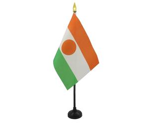 AZ FLAG Drapeau de Table Niger 15x10 cm Polyester 100D Socle Plastique