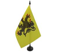 AZ FLAG Drapeau de Table Nord-Pas-de-Calais 21x14 cm Socle Plastique