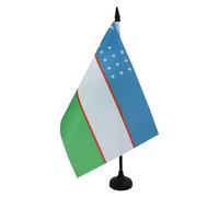 AZ FLAG Drapeau de Table Ouzbékistan, 21cm x 14cm