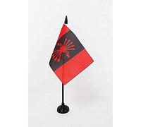 AZ FLAG Drapeau de Table Phalange espagnole 15x10cm - Petit Drapeaux DE Bureau nationaliste Guerre d'Espagne 10 x 15 cm