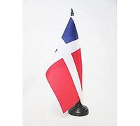 AZ FLAG Drapeau de Table Protectorat français de Sarre 1947-1956 21x14cm - Petit Drapeaux DE Bureau de SAAR 14 x 21 cm