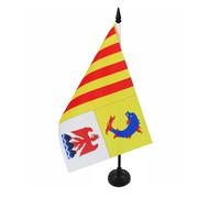 Drapeau de table Provence-Alpes-Côte d'Azur 21x14cm - PETIT Drapeaux DE BUREAU provençal - France 14 x 21 cm - AZ FLAG