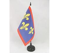 AZ FLAG Drapeau de Table Province du Berry 21x14 cm Socle Plastique