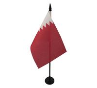 AZ FLAG Drapeau de Table Qatar 15x10 cm Polyester 100D Socle Plastique