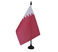 AZ FLAG Drapeau de Table Qatar 21x14 cm Polyester 100D Socle Plastique