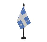 AZ FLAG Drapeau de Table Québec 15x10cm - Petit Drapeaux DE Bureau québécois - Canada 10 x 15 cm