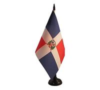 Drapeau de table République Dominicaine 21x14cm - PETIT Drapeaux DE BUREAU dominicain 14 x 21 cm - AZ FLAG