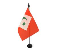 Drapeau de table Rif indépendantiste au Maroc 21x14cm - PETIT Drapeaux DE BUREAU du RIF 14 x 21 cm - AZ FLAG