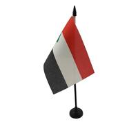 AZ FLAG Drapeau de Table Soudan 15x10 cm Polyester 100D Socle Plastique