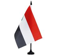 Drapeau de table Soudan 21x14cm - PETIT Drapeaux DE BUREAU soudanais 14 x 21 cm - AZ FLAG