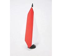 AZ FLAG Drapeau de Table Strasbourg 21x14 cm Polyester 100D Socle Plastique | Usage intérieur Drapeau de bureau français finition cousue et bords renforcés avec mât en plastique et socle en plastique