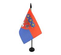 Drapeau de table Toulouse 21x14cm - PETIT Drapeaux DE BUREAU toulousain 14 x 21 cm - AZ FLAG