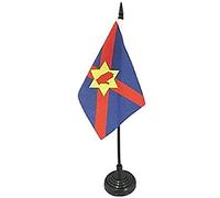 AZ FLAG Drapeau de Table Ulster Nation 15x10cm - Petit Drapeaux DE Bureau nationaliste Nord-Irlandais - Irlande du Nord 10 x 15 cm