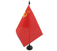 AZ FLAG Drapeau de Table URSS 21x14 cm Polyester 100D Socle Plastique